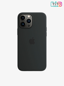 iPhone 13 Pro Max Silicone Case with MagSafe – Midnight